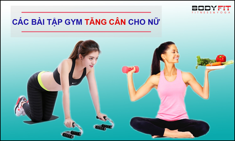 Các bài tập gym tăng cân cho nữ 