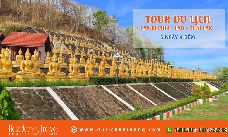 Tour du lịch Campuchia Lào Đông Bắc Thái Lan 5 ngày 4 đêm