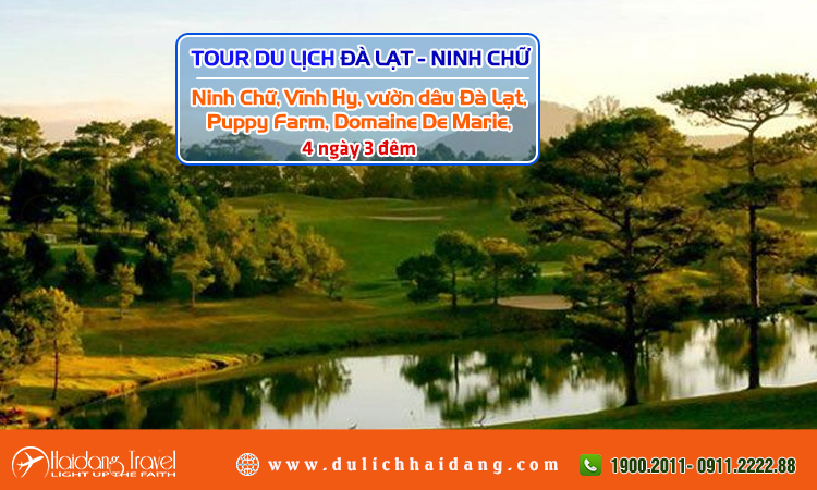 Tour du lịch Đà Lạt Ninh Chữ 4 ngày 3 đêm