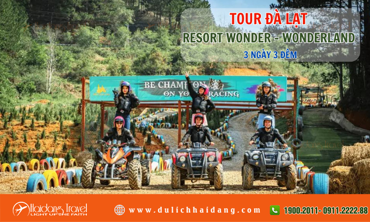 Tour du lịch Đà Lạt Resort Wonder Wonderland 3 ngày 3 đêm 