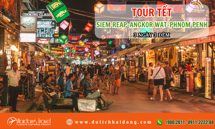 Tour Tết Siem Reap Angkor Wat Phnom Penh 3 ngày 3 đêm