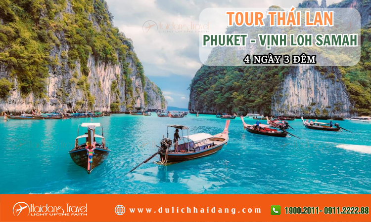 Tour Thái Lan Phuket Vịnh Loh Samah 4 ngày 3 đêm